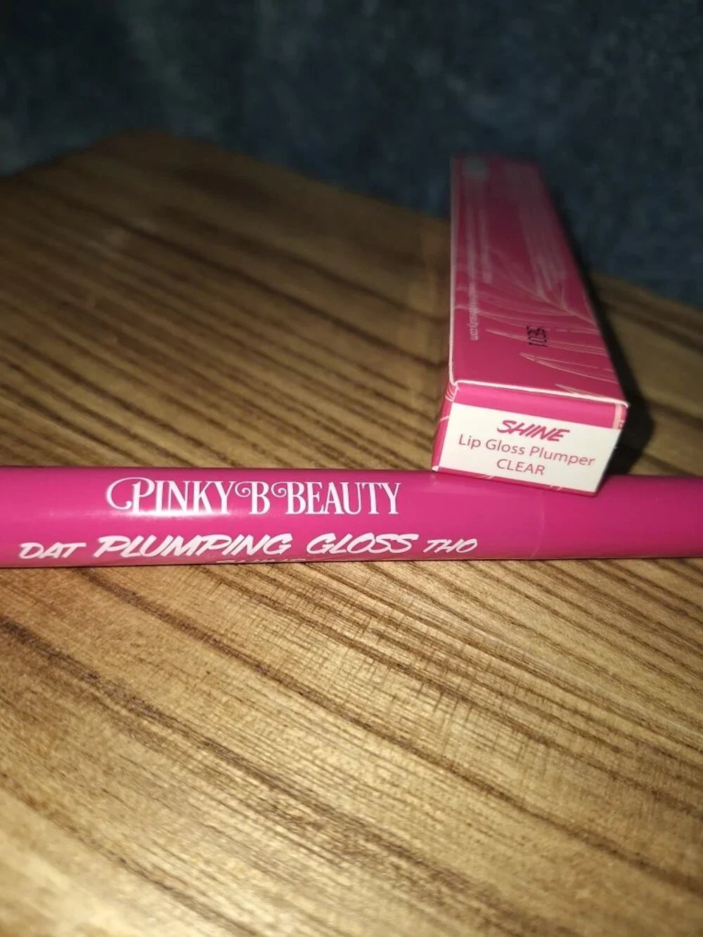 NIP! Pinky B Beauty Dat Plumping Gloss Tho in SHINE